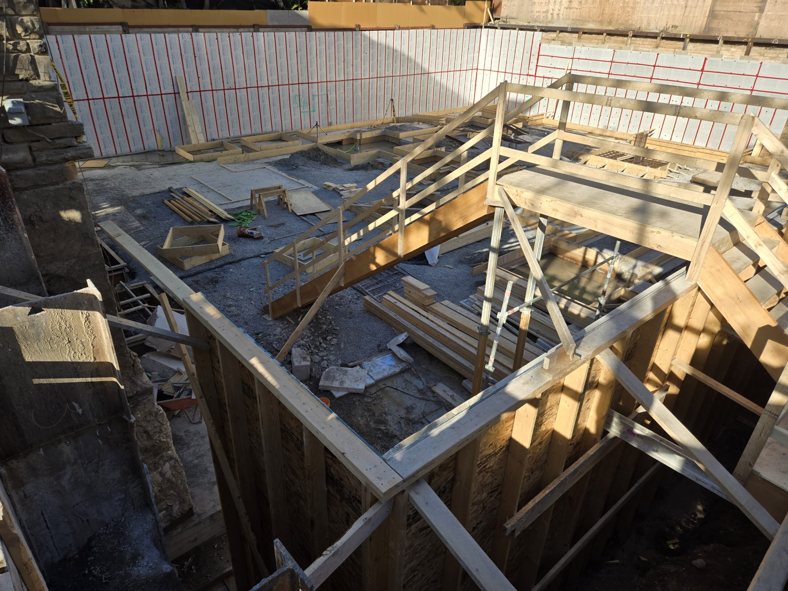 Temporary Access for large addition in Toronto